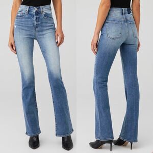 DAZE Denim Go Getter Glow Up High Rise Flare Jeans Distressed Boho Y2K 29